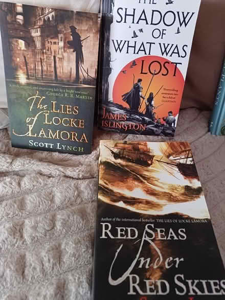 Photo of free 3 books Scott lynch and James Islington (Malvern Link WR14) #1