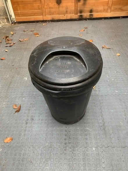 Photo of free Large black storage/bin with lid (Widcombe) #1