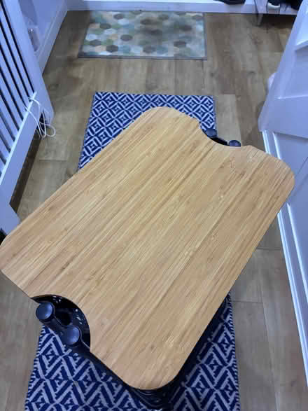 Photo of free IKEA raskog trolley with wooden board (Loansdean NE61) #3