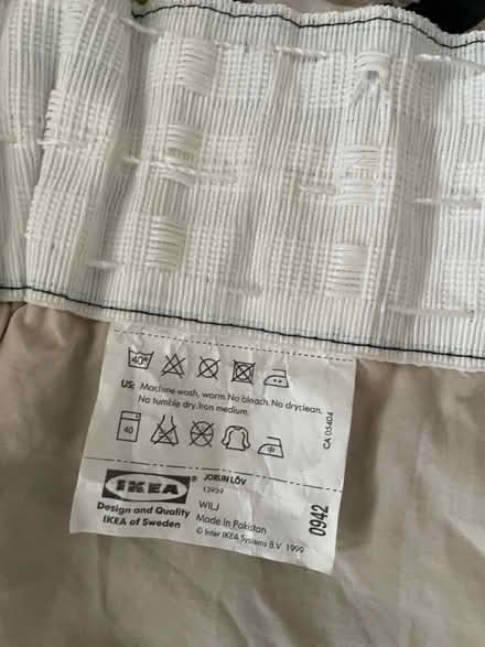Photo of free 6 long lined IKEA curtains (Twickenham TW1) #2