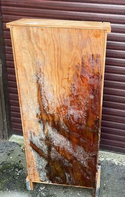 Photo of free Solid pine book case solid but wet (Maidstone ME14) #3