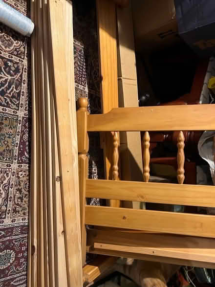 Photo of free Double pine bed frame (GL4 gloucester) #1