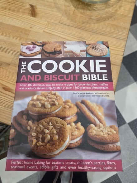 Photo of free The cookie and biscuits bible cookbook (Caterham CR3) #1