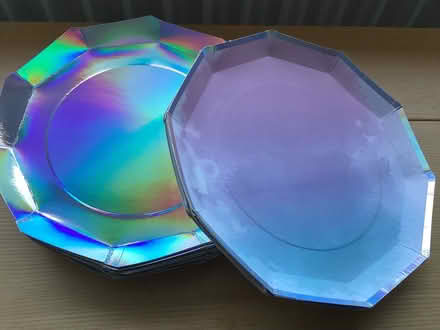 Photo of free 37 Paper Plates approx 8” (Mappleborough Green B80) #1