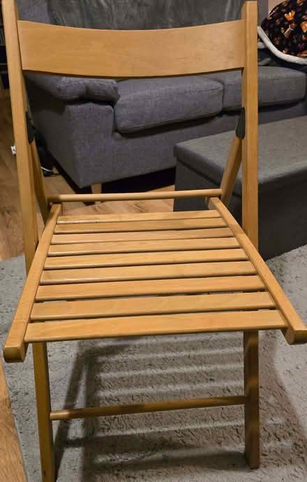 Photo of free Set of 4 folding wooden chairs (St. Georges TF2) #1