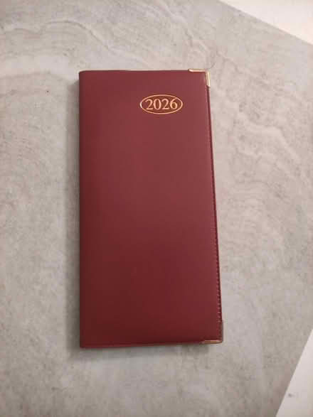 Photo of free 2026 slim diary unused (Weybridge, KT13) #1