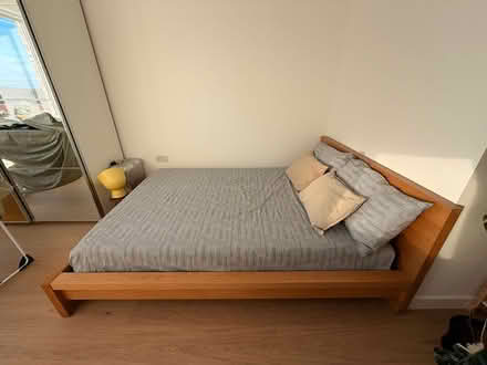 Photo of free Large double bed frame (Camberwell) #1