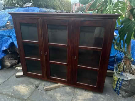 Photo of free Hardwood cupboard (Friern Barnet N11) #1
