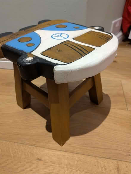 Photo of free Toddler wooden stool with campervan design (Cookham SL6) #1