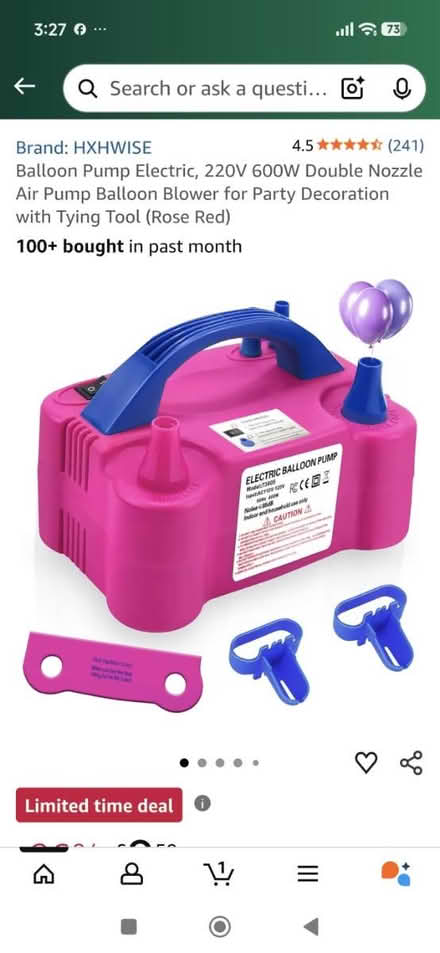 Photo of Electric balloon pump (Lochend EH7) #1