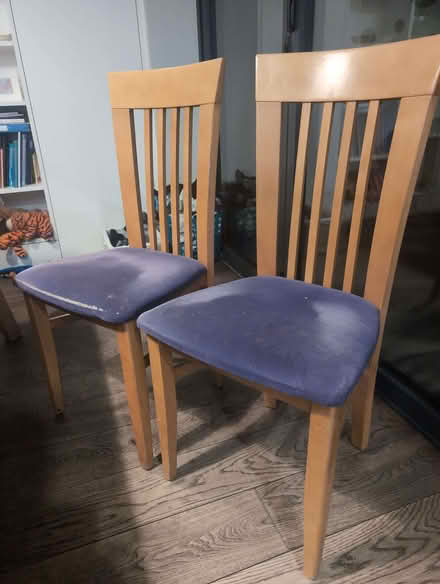 Photo of free Five upholstered diving chairs (Fortis Green N2) #1
