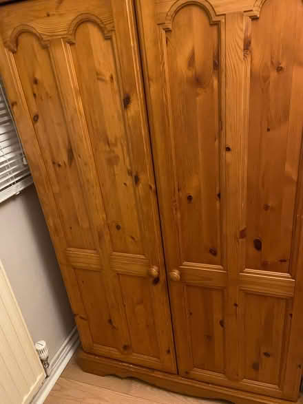 Photo of free Pine desk / PC / TV cupboard (Coleridge Ward CB1) #1