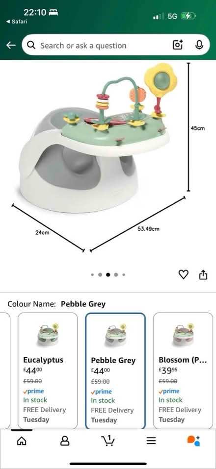 Photo of free Snug seat and play tray (Kirk Hallam DE7) #1