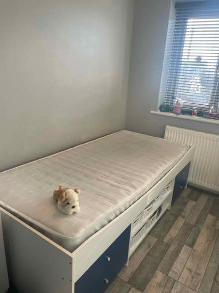 Photo of free Single trundle storage bed frame (SS7) #2