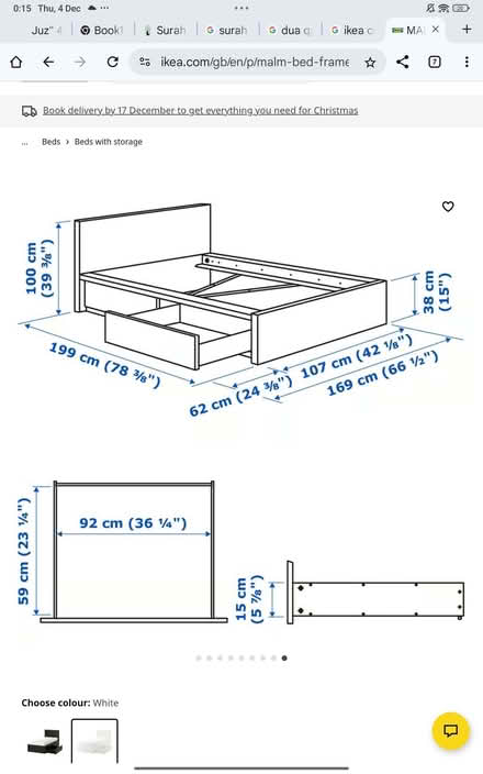 Photo of free IKEA single bed with mattress (Chadwell Heath RM6) #4
