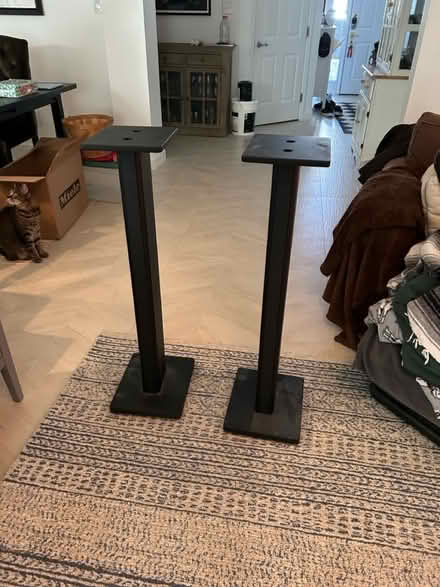 Photo of free two speaker stands (North Raleigh) #2