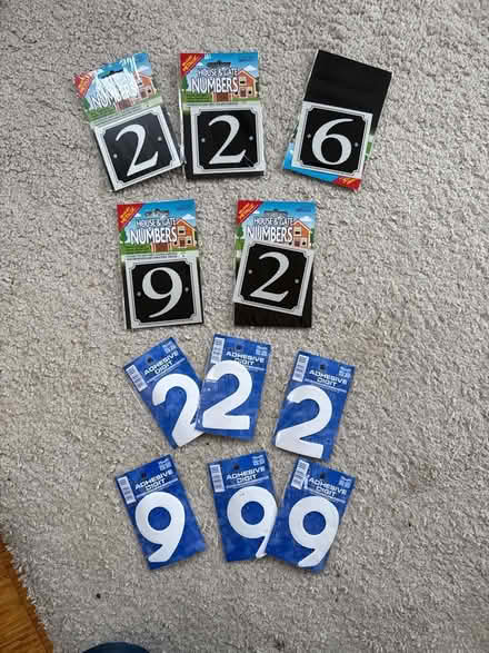 Photo of free House/bin numbers 2-9-6 (Headington OX3) #1