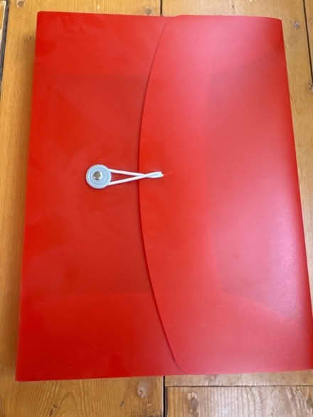 Photo of free Red plastic file (University Area RG1) #1