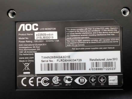 Photo of free Monitor Untested No Cables (Holland Park W11) #3