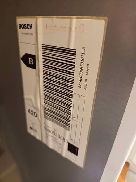 Photo of free Bosch Fridge freezer 177x57x51 cm (Hemel Hempstead HP1) #4