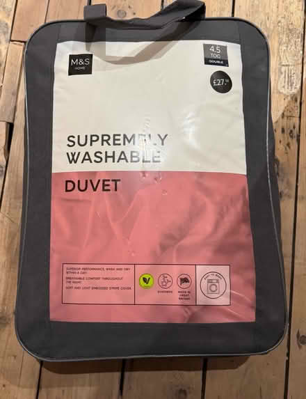 Photo of free M&S 4.5 tog double duvet washable (Levenshulme, M19) #1