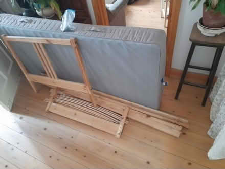 Photo of free Ikea "Fjellse" pine single bed (Dun Laoghaire A96) #3
