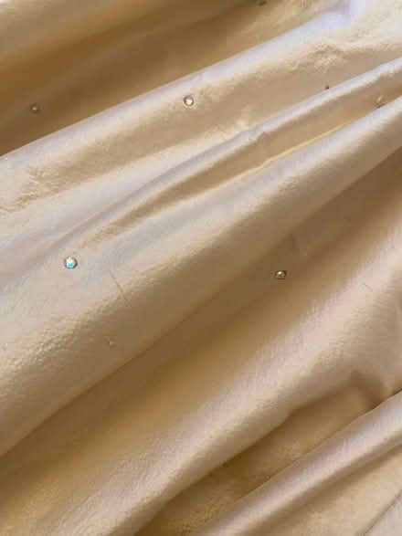 Photo of free full length cream curtains (Sk95br) #3