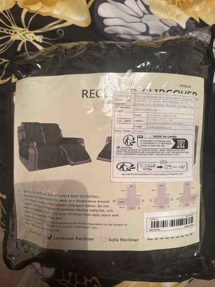 Photo of free 2 seater recliner cover (Budleigh Salterton EX9) #1