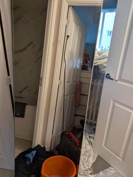 Photo of free IKEA Wardrobe doors mirror (OX11) #3