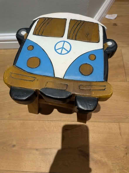 Photo of free Toddler wooden stool with campervan design (Cookham SL6) #2