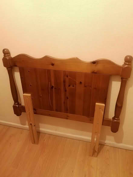 Photo of free Single Bed Wooden Headboard (Shirland, DE55 6BW) #2