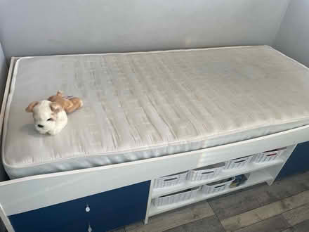 Photo of free Single trundle storage bed frame (SS7) #1