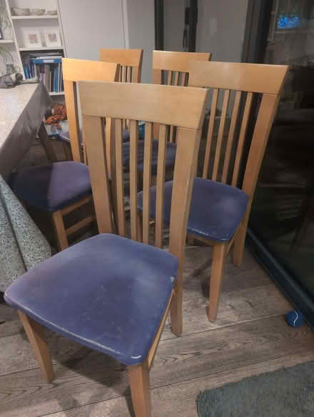 Photo of free Five upholstered diving chairs (Fortis Green N2) #2