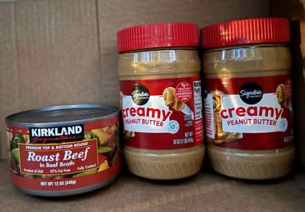 Photo of free Roast Beef in Broth & Peanut Butter (Valencia Avenue, Sunnyvale) #1