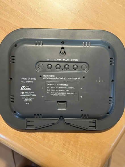 Photo of free Atomic Clock & Indoor/Outdoor Temp (Upper Fairway area of Novato) #2