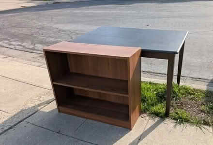 Photo of free Small table & book shelf in Newark #1