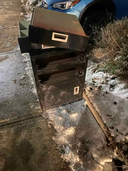 Photo of free Metal filing case (Indian Road near Grenadier) #1