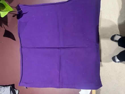 Photo of free Purple cushion cover (Lavender Hill SW11) #1