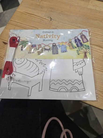 Photo of free Colour in Nativity Bunting (Caterham CR3) #1
