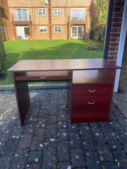 Photo of free Solid wooden desk / study table (Rushams Road, Horsham RH12) #1