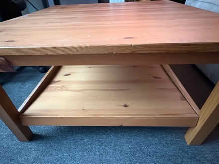 Photo of free Wooden coffee table (Cramlington NE23) #3