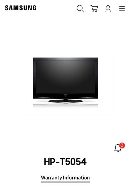 Photo of free 50” Samsung Plasma TV - HP-T5054 (Los Gatos/Saratoga) #2