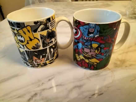 Photo of free 2x Superhero Batman and Marvel mugs (Plaistow E13) #1