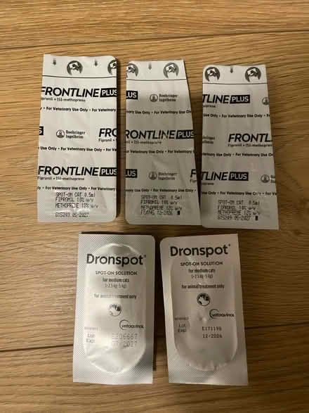 Photo of free Cat frontline + Dronspot (Bracknell, RG12) #2