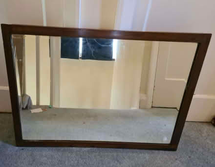Photo of free Wood Framed Mirror (Headington OX3) #1