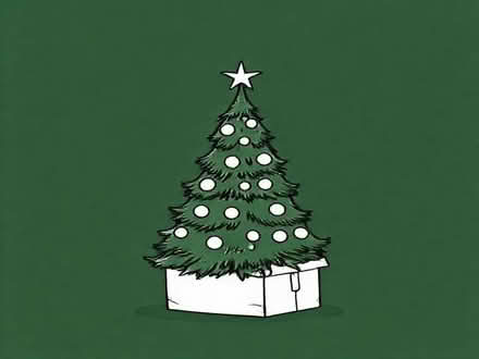 Photo of free 1.8 meter black Christmas tree boxed (Long Lawford CV23) #1