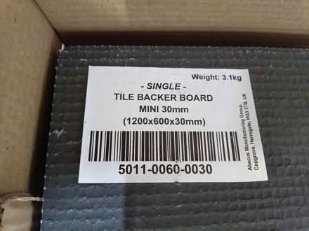 Photo of free Tile backer boards (Greasbrough S61) #1
