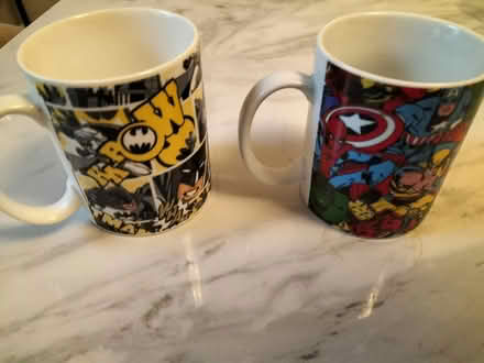 Photo of free 2x Superhero Batman and Marvel mugs (Plaistow E13) #3