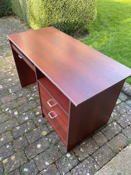 Photo of free Solid wooden desk / study table (Rushams Road, Horsham RH12) #4