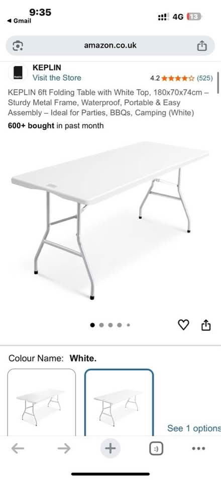 Photo of free Folding table (W9) #1